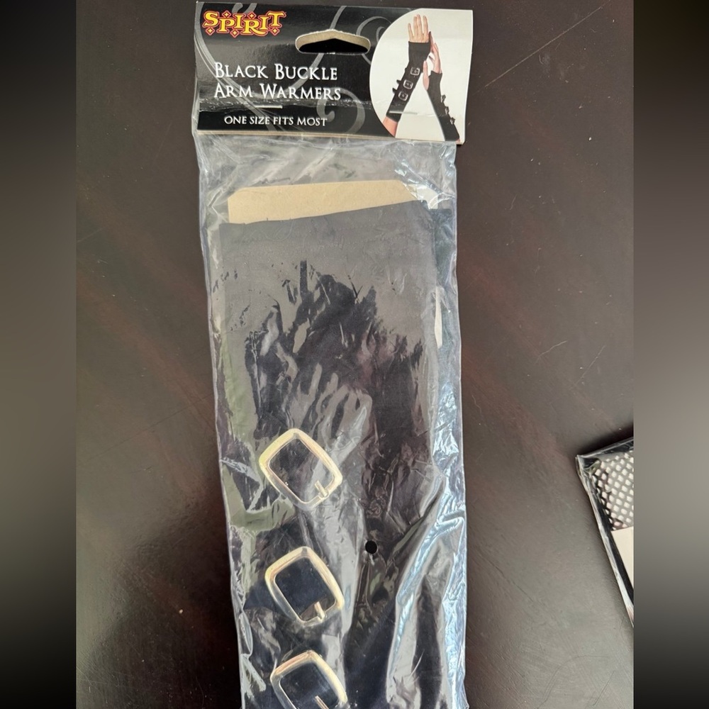Spirit Black Arm Warmers with Buckles
